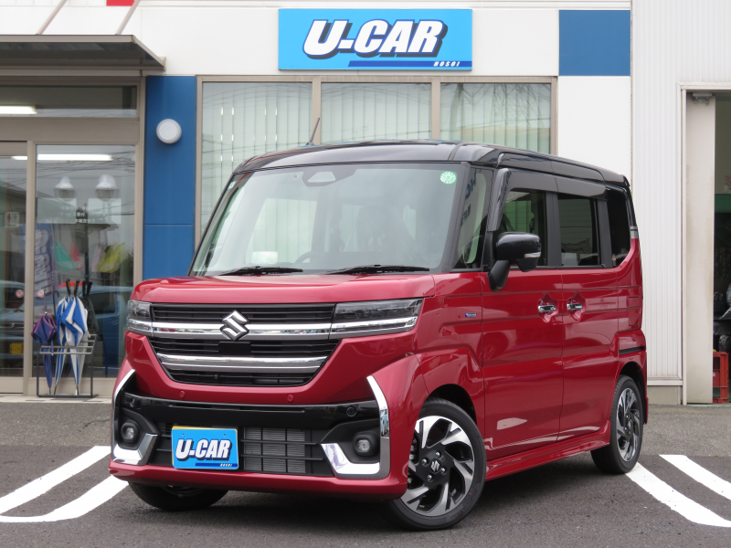 スズキ スペーシアカスタム 車検 ナビ テレビ パワスラ 軽自動車 ハイトール スズキ スペーシアカスタム 両側パワースライドドア ナビTV 車検令和